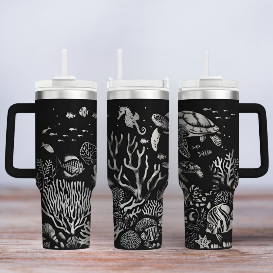 Tumbler - Motiv Unter dem Meer, under the sea