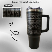 Personalisierter Tumbler mit versteckter Botschaft - Best Teacher ever