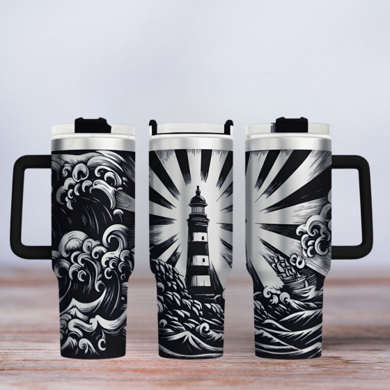 Tumbler - Motiv Leuchtturm