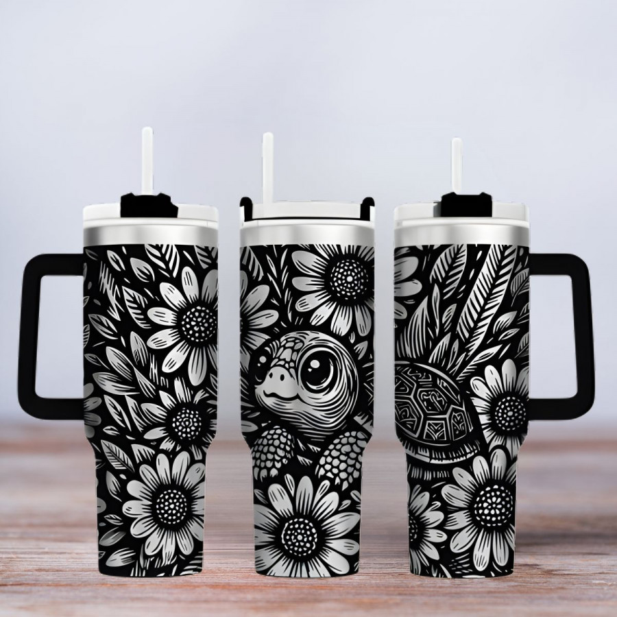 Tumbler - Motiv Little Turtle - Schildkröte