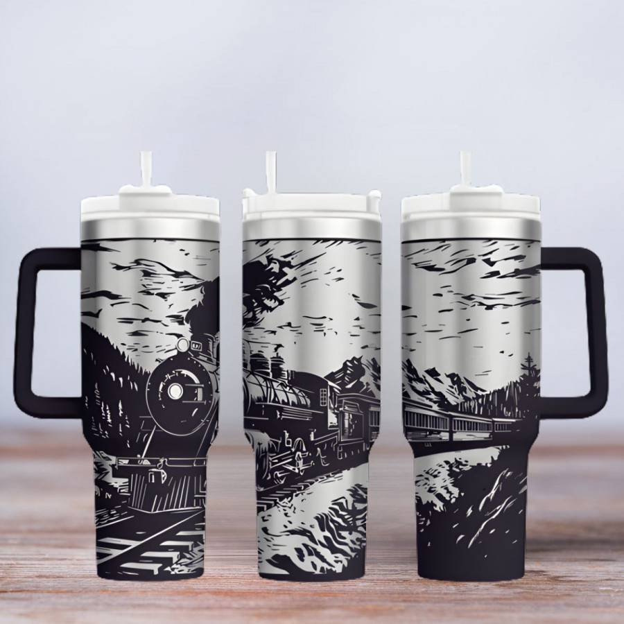 Tumbler - Motiv Lokomotive