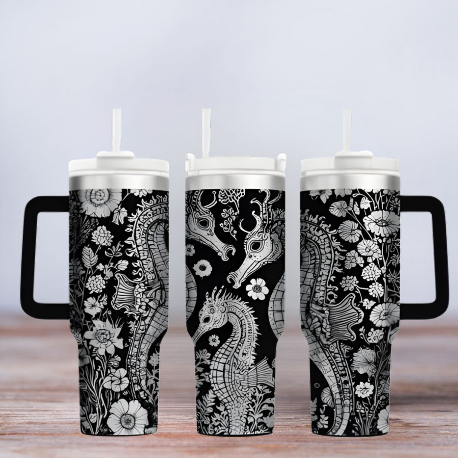 Tumbler - Motiv Seahorse - Seepferdchen