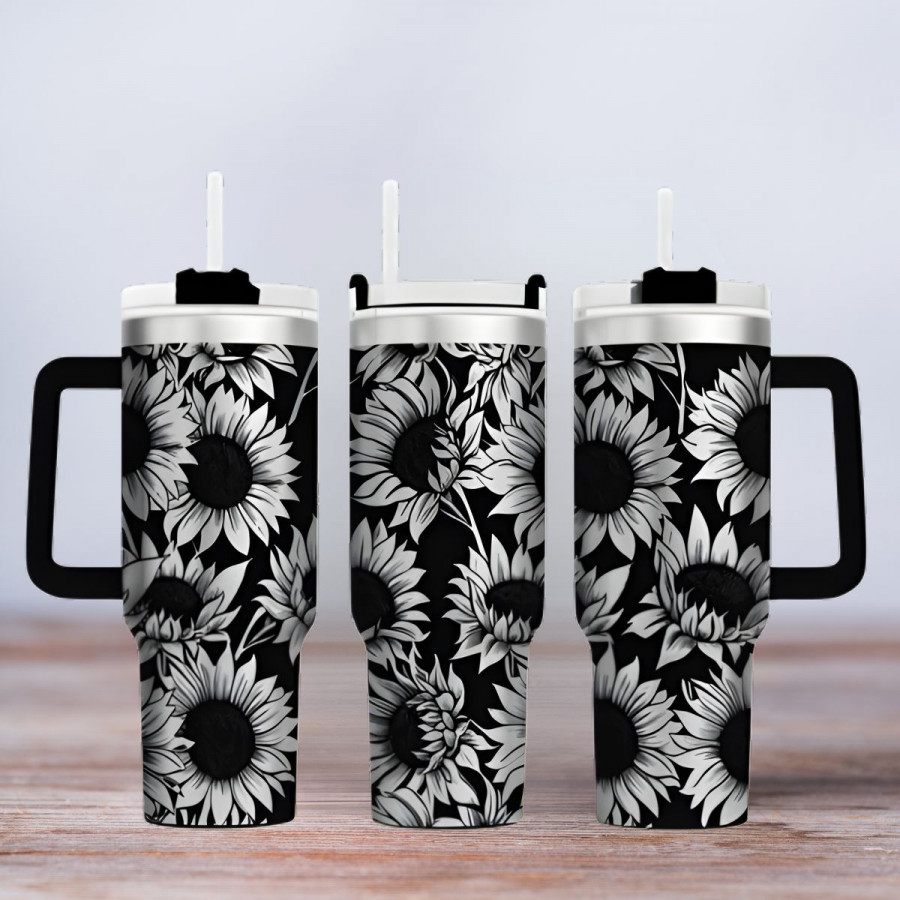 Tumbler - Motiv Sunflowers, Sonnenblumen